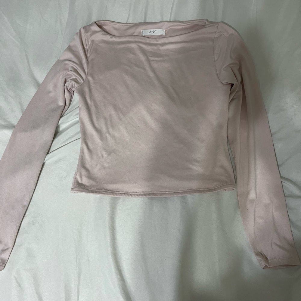 Gaze Soft Blush Long Sleeve Top
